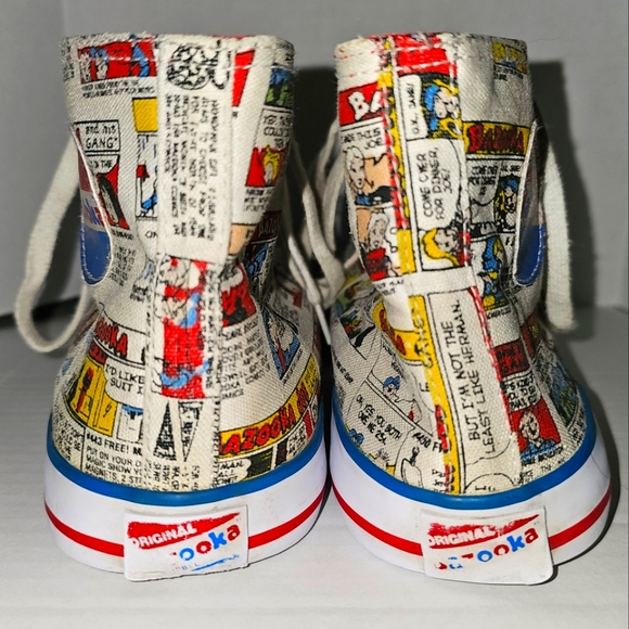 2005 Bazooka Bubble Gum High Top Shoes Sz 6 - Picture 6 of 12